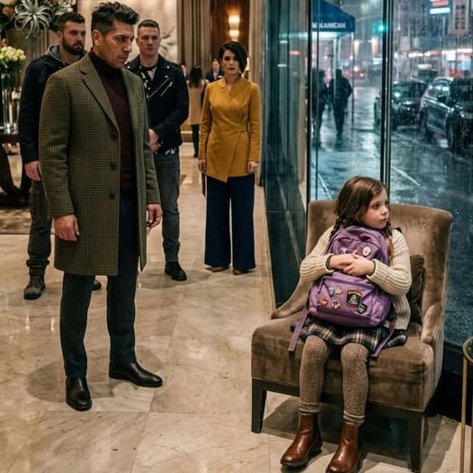 Egy kislány egyedül ült egy luxusszálloda előcsarnokában, míg beteg édesanyja az emeleten dolgozott… és egyetlen, rossz embernek mondott mondatával minden megváltozott.