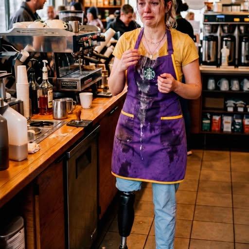 EGY DURVA NŐ EGY LATTÉT DOBOTT AZ ARCOMBA, MERT “TÚL LASSAN MOZOGTAM” – AMIKOR LÁTTA, KI ÁLL MÖGÖTT, NEM TUDTÁ FELHAGYNI A REMEgést.