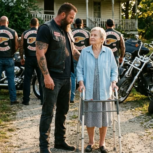 Perzselő kedd volt Bakersfieldben, amikor egy 82 éves nő, egy rozsdás alumínium járókeretre támaszkodva, egyenesen húsz összefoltozott Hells Angels-tag elé lépett. Felturbózott Harley-Davidsonjaik dübörgése megremegtette az étkezde ablakait, és a helyiek siettek bezárni az ajtókat – de Margaret Harrison meg sem rezzent.