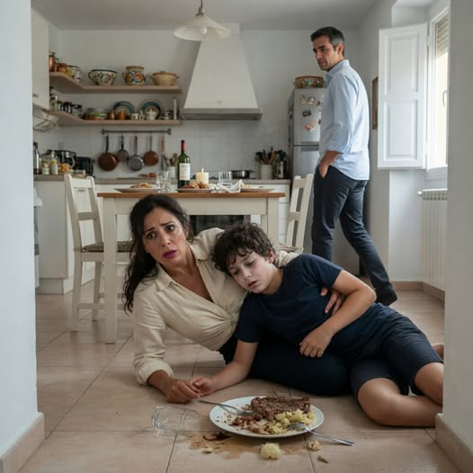 A férjem évek óta először főzött vacsorát, a fiam azt mondta: „Anya, fáj a hasam”… és néhány másodperccel később meghallottam azt a mondatot, amitől megfagyott bennem a vér