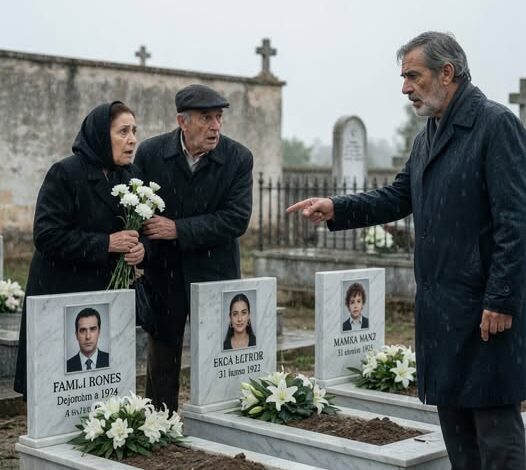Egy anya eltemette a fiát, a menyét és az unokáját… de a temetőben valaki azt suttogta: „Élnek”, és a hazugság bűzleni kezdett.