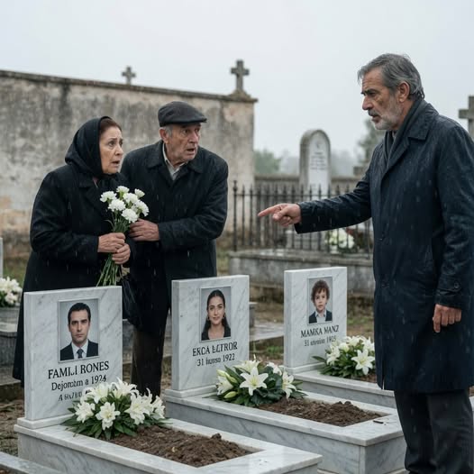 Egy anya eltemette a fiát, a menyét és az unokáját… de a temetőben valaki azt suttogta: „Élnek”, és a hazugság bűzleni kezdett.