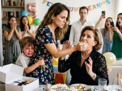 Az ötéves születésnapi bulin az anyósom átnyújtott a fiamnak egy arany masnival díszített dobozt. „Ez egy lecke, hogy végre megtanulja, hol a helye” — mondta mosolyogva. Ami a dobozban volt, megfagyasztotta bennem a vért, és örökre tönkretette a házasságomat.