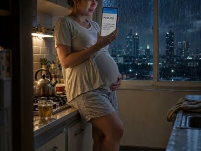 „A férjem tévedésből 218 000 pesót utalt a számlámra, a közleményben pedig ez állt: »Valerie babavárójára és a mi babánkra. Szeretlek.« Hét hónapos terhes voltam, és már majdnem kimerítettem a hitelkeretemet, mert ő újra meg újra azt hajtogatta, hogy »a cég veszteséges«. Aznap éjjel nem kiabáltam. Csak készítettem egy képernyőfotót… aztán elkezdtem egyenként megszámolni minden hazugságát, mintha szétszórt érmék hevertek volna az asztalon.”