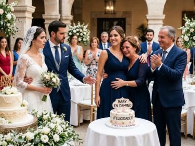 A húgom a saját esküvőm közepén előhozott egy terhességbejelentő tortát, hogy ellopja az estémet. Arra azonban nem számított, hogy valaki a múltjából belép a terembe, és azt mondja: „Az én gratulációm még hiányzik.”