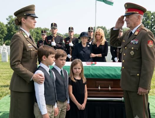 Elesett hősként tisztelték a volt férjemet, miközben a várandós szeretője zokogott a koporsó mellett, a szülei pedig teljesen semmibe vették engem és a hármas ikreinket. De amikor a négycsillagos tábornok előrelépett az összehajtott zászlóval, egyszerűen elsétált az „özvegy” mellett, helyette előttem tisztelgett, majd hangosan kimondta: „Kapitány.” Ezután a temetőre teljes csend borult.