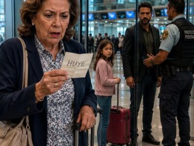 A fia Franciaországba akarta vinni, állítólag azért, hogy gondoskodjon róla. De a repülőtéren a nyolcéves unokája egy cetlit nyomott a kezébe: „MENEKÜLJ.”
