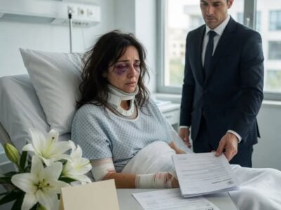 A férjem elküldte az embereit, hogy „leckét adjanak” nekem, aztán virágot küldött a kórházba. Három törött bordával és teljesen bedagadt szemmel ébredtem, és akkor még nem sejtettem, hogy ez a hamis aggódás lesz a saját bukásának kezdete…
