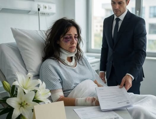 A férjem elküldte az embereit, hogy „leckét adjanak” nekem, aztán virágot küldött a kórházba. Három törött bordával és teljesen bedagadt szemmel ébredtem, és akkor még nem sejtettem, hogy ez a hamis aggódás lesz a saját bukásának kezdete…