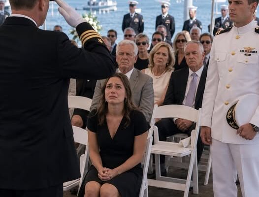 A családom nevetett, amikor egyedül ültem a bátyám Trident-ceremóniáján — egészen addig, amíg a SEAL-parancsnok meg nem állt előttem, tisztelgett, és azt nem mondta: „Asszonyom, már vártuk önt.”