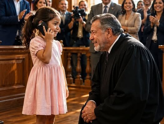 A kislány telefont lopott a tárgyalóteremben… és a hívástól még a bíró is beleremegett